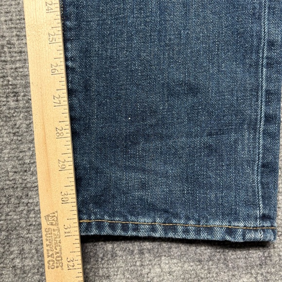 Levis Made & Crafted Jeans Mens 34x32 Blue Tack Slim Straight Leg Italy Made - Picture 12 of 16